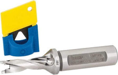 Iscar - 0.394" to 0.409" Diam, 3xD, 1.18" Max Depth, 5/8" Shank Diam, 3.71" OAL, Replaceable-Tip Drill - FCP, ICK, ICK-2M, ICM, ICP, iCP-2M Insert, 75995084 Toolholder, Series SumoCham - Exact Tool & Supply