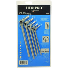 75 SET 5 CHROME TORX HEXP - Exact Tool & Supply