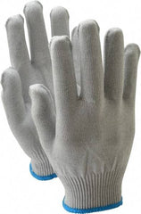 PRO-SAFE - Size L (9) Electrostatic Dissipative (ESD) Fiber Yarns General Protection Work Gloves - For Static Control, Uncoated, Knit Wrist Cuff, Full Fingered, Gray, Paired - Exact Tool & Supply