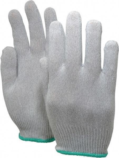 PRO-SAFE - Size S (7) Electrostatic Dissipative (ESD) Fiber Yarns General Protection Work Gloves - For Static Control, Uncoated, Knit Wrist Cuff, Full Fingered, Gray, Paired - Exact Tool & Supply