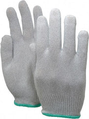 PRO-SAFE - Size S (7) Electrostatic Dissipative (ESD) Fiber Yarns General Protection Work Gloves - For Static Control, Uncoated, Knit Wrist Cuff, Full Fingered, Gray, Paired - Exact Tool & Supply