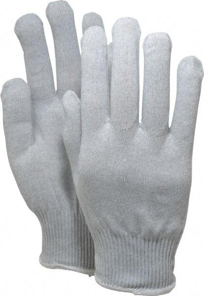 PRO-SAFE - Size XL (10) Electrostatic Dissipative (ESD) Fiber Yarns General Protection Work Gloves - For Static Control, Uncoated, Knit Wrist Cuff, Full Fingered, Gray, Paired - Exact Tool & Supply