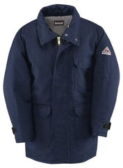 VF Imagewear - Size 3XL Arc Flash & Flame Resistant/Retardant Jacket - Navy, Cotton & Nylon, Zipper Closure, 62" Chest - Exact Tool & Supply