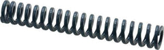 Dayton Lamina - 5/8" Hole Diam, 11/32" Rod Diam, 4" Free Length, Blue Die Spring - 7.6 Lb Max Deflection, 1.51" Max Deflection, Medium Duty, Chromium Vanadium Steel - Exact Tool & Supply