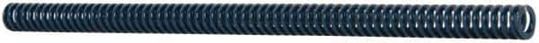 Dayton Lamina - 5/8" Hole Diam, 11/32" Rod Diam, 12" Free Length, Blue Die Spring - 2.36 Lb Max Deflection, 4.5" Max Deflection, Medium Duty, Chromium Vanadium Steel - Exact Tool & Supply