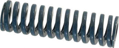 Dayton Lamina - 3/4" Hole Diam, 3/8" Rod Diam, 2-1/2" Free Length, Blue Die Spring - 17.3 Lb Max Deflection, 0.94" Max Deflection, Medium Duty, Chromium Vanadium Steel - Exact Tool & Supply