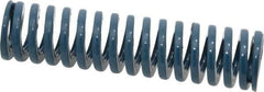 Dayton Lamina - 3/4" Hole Diam, 3/8" Rod Diam, 3" Free Length, Blue Die Spring - 14.1 Lb Max Deflection, 1.12" Max Deflection, Medium Duty, Chromium Vanadium Steel - Exact Tool & Supply