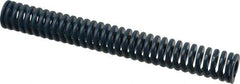 Dayton Lamina - 3/4" Hole Diam, 3/8" Rod Diam, 6" Free Length, Blue Die Spring - 6.9 Lb Max Deflection, 2.24" Max Deflection, Medium Duty, Chromium Vanadium Steel - Exact Tool & Supply