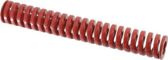 Dayton Lamina - 3/4" Hole Diam, 3/8" Rod Diam, 5" Free Length, Red Die Spring - 21.2 Lb Max Deflection, 1.5" Max Deflection, Heavy Duty, Chromium Vanadium Steel - Exact Tool & Supply