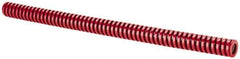 Dayton Lamina - 3/4" Hole Diam, 3/8" Rod Diam, 12" Free Length, Red Die Spring - 8.6 Lb Max Deflection, 3.6" Max Deflection, Heavy Duty, Chromium Vanadium Steel - Exact Tool & Supply