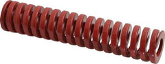 Dayton Lamina - 1-1/4" Hole Diam, 5/8" Rod Diam, 6" Free Length, Red Die Spring - 44.9 Lb Max Deflection, 1.8" Max Deflection, Heavy Duty, Chromium Vanadium Steel - Exact Tool & Supply