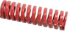 Dayton Lamina - 1-1/2" Hole Diam, 3/4" Rod Diam, 5" Free Length, Red Die Spring - 71.5 Lb Max Deflection, 1.5" Max Deflection, Heavy Duty, Chromium Vanadium Steel - Exact Tool & Supply