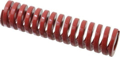 Dayton Lamina - 1-1/2" Hole Diam, 3/4" Rod Diam, 6" Free Length, Red Die Spring - 59 Lb Max Deflection, 1.8" Max Deflection, Heavy Duty, Chromium Vanadium Steel - Exact Tool & Supply