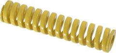 Dayton Lamina - 3/4" Hole Diam, 3/8" Rod Diam, 3-1/2" Free Length, Yellow Die Spring - 43.2 Lb Max Deflection, 0.88" Max Deflection, Extra Heavy Duty, Chromium Vanadium Steel - Exact Tool & Supply