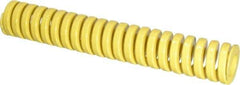 Dayton Lamina - 1" Hole Diam, 1/2" Rod Diam, 6" Free Length, Yellow Die Spring - 34.4 Lb Max Deflection, 1.5" Max Deflection, Extra Heavy Duty, Chromium Vanadium Steel - Exact Tool & Supply