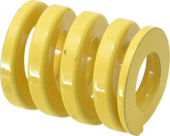 Dayton Lamina - 1-1/4" Hole Diam, 5/8" Rod Diam, 1-1/2" Free Length, Yellow Die Spring - 279 Lb Max Deflection, 0.37" Max Deflection, Extra Heavy Duty, Chromium Vanadium Steel - Exact Tool & Supply