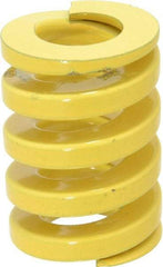 Dayton Lamina - 1-1/4" Hole Diam, 5/8" Rod Diam, 1-3/4" Free Length, Yellow Die Spring - 231 Lb Max Deflection, 0.43" Max Deflection, Extra Heavy Duty, Chromium Vanadium Steel - Exact Tool & Supply