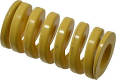 Dayton Lamina - 1-1/4" Hole Diam, 5/8" Rod Diam, 2-1/2" Free Length, Yellow Die Spring - 152 Lb Max Deflection, 0.63" Max Deflection, Extra Heavy Duty, Chromium Vanadium Steel - Exact Tool & Supply