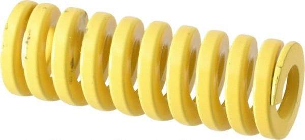 Dayton Lamina - 1-1/4" Hole Diam, 5/8" Rod Diam, 3-1/2" Free Length, Yellow Die Spring - 104 Lb Max Deflection, 0.88" Max Deflection, Extra Heavy Duty, Chromium Vanadium Steel - Exact Tool & Supply