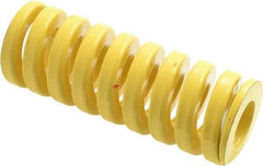Dayton Lamina - 1-1/2" Hole Diam, 3/4" Rod Diam, 4" Free Length, Yellow Die Spring - 139 Lb Max Deflection, 1" Max Deflection, Extra Heavy Duty, Chromium Vanadium Steel - Exact Tool & Supply