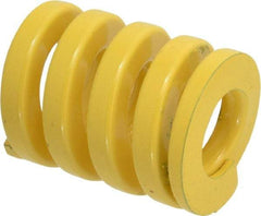 Dayton Lamina - 2" Hole Diam, 1" Rod Diam, 2-1/2" Free Length, Yellow Die Spring - 414 Lb Max Deflection, 0.63" Max Deflection, Extra Heavy Duty, Chromium Vanadium Steel - Exact Tool & Supply
