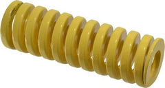Dayton Lamina - 2" Hole Diam, 1" Rod Diam, 6" Free Length, Yellow Die Spring - 145 Lb Max Deflection, 1.5" Max Deflection, Extra Heavy Duty, Chromium Vanadium Steel - Exact Tool & Supply