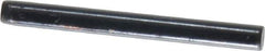 Holo-Krome - 1/8" Diam x 1-1/4" Pin Length Grade 8 Alloy Steel Standard Dowel Pin - Black Luster Finish, C 47-58 & C 60 (Surface) Hardness, 1 Beveled & 1 Rounded End - Exact Tool & Supply