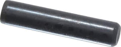 Holo-Krome - 3/16" Diam x 7/8" Pin Length Grade 8 Alloy Steel Standard Dowel Pin - Black Luster Finish, C 47-58 & C 60 (Surface) Hardness, 1 Beveled & 1 Rounded End - Exact Tool & Supply