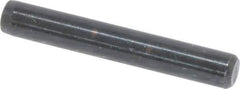 Holo-Krome - 3/16" Diam x 1-1/4" Pin Length Grade 8 Alloy Steel Standard Dowel Pin - Black Luster Finish, C 47-58 & C 60 (Surface) Hardness, 1 Beveled & 1 Rounded End - Exact Tool & Supply