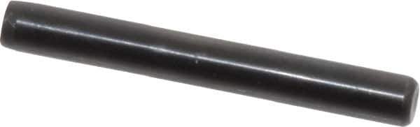 Holo-Krome - 3/16" Diam x 1-1/2" Pin Length Grade 8 Alloy Steel Standard Dowel Pin - Black Luster Finish, C 47-58 & C 60 (Surface) Hardness, 1 Beveled & 1 Rounded End - Exact Tool & Supply