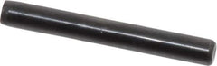 Holo-Krome - 3/16" Diam x 1-1/2" Pin Length Grade 8 Alloy Steel Standard Dowel Pin - Black Luster Finish, C 47-58 & C 60 (Surface) Hardness, 1 Beveled & 1 Rounded End - Exact Tool & Supply