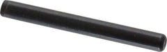 Holo-Krome - 3/16" Diam x 1-3/4" Pin Length Grade 8 Alloy Steel Standard Dowel Pin - Black Luster Finish, C 47-58 & C 60 (Surface) Hardness, 1 Beveled & 1 Rounded End - Exact Tool & Supply