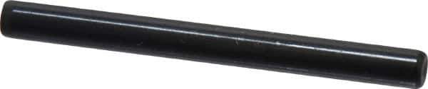 Holo-Krome - 3/16" Diam x 2" Pin Length Grade 8 Alloy Steel Standard Dowel Pin - Black Luster Finish, C 47-58 & C 60 (Surface) Hardness, 1 Beveled & 1 Rounded End - Exact Tool & Supply