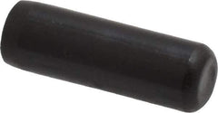 Holo-Krome - 1/4" Diam x 3/4" Pin Length Grade 8 Alloy Steel Standard Dowel Pin - Black Luster Finish, C 47-58 & C 60 (Surface) Hardness, 1 Beveled & 1 Rounded End - Exact Tool & Supply