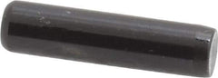 Holo-Krome - 1/4" Diam x 1" Pin Length Grade 8 Alloy Steel Standard Dowel Pin - Black Luster Finish, C 47-58 & C 60 (Surface) Hardness, 1 Beveled & 1 Rounded End - Exact Tool & Supply