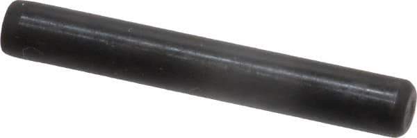 Holo-Krome - 1/4" Diam x 1-3/4" Pin Length Grade 8 Alloy Steel Standard Dowel Pin - Black Luster Finish, C 47-58 & C 60 (Surface) Hardness, 1 Beveled & 1 Rounded End - Exact Tool & Supply