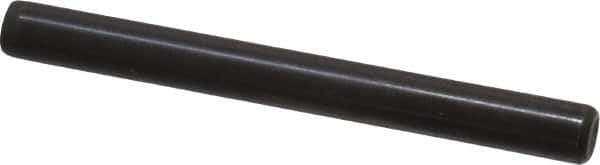 Holo-Krome - 1/4" Diam x 2-1/2" Pin Length Grade 8 Alloy Steel Standard Dowel Pin - Black Luster Finish, C 47-58 & C 60 (Surface) Hardness, 1 Beveled & 1 Rounded End - Exact Tool & Supply