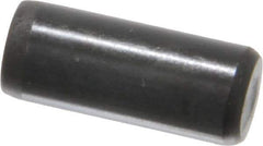 Holo-Krome - 5/16" Diam x 3/4" Pin Length Grade 8 Alloy Steel Standard Dowel Pin - Black Luster Finish, C 47-58 & C 60 (Surface) Hardness, 1 Beveled & 1 Rounded End - Exact Tool & Supply