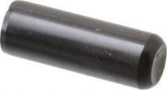 Holo-Krome - 5/16" Diam x 7/8" Pin Length Grade 8 Alloy Steel Standard Dowel Pin - Black Luster Finish, C 47-58 & C 60 (Surface) Hardness, 1 Beveled & 1 Rounded End - Exact Tool & Supply