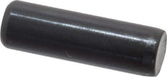 Holo-Krome - 5/16" Diam x 1" Pin Length Grade 8 Alloy Steel Standard Dowel Pin - Black Luster Finish, C 47-58 & C 60 (Surface) Hardness, 1 Beveled & 1 Rounded End - Exact Tool & Supply