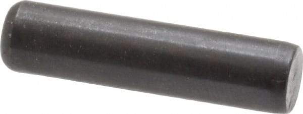 Holo-Krome - 5/16" Diam x 1-1/4" Pin Length Grade 8 Alloy Steel Standard Dowel Pin - Black Luster Finish, C 47-58 & C 60 (Surface) Hardness, 1 Beveled & 1 Rounded End - Exact Tool & Supply
