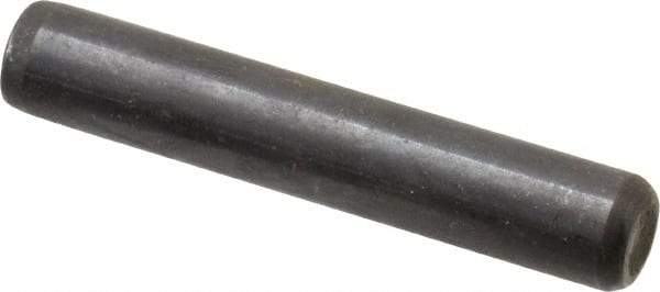 Holo-Krome - 5/16" Diam x 1-3/4" Pin Length Grade 8 Alloy Steel Standard Dowel Pin - Black Luster Finish, C 47-58 & C 60 (Surface) Hardness, 1 Beveled & 1 Rounded End - Exact Tool & Supply