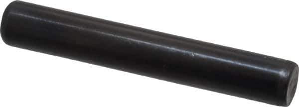 Holo-Krome - 5/16" Diam x 2" Pin Length Grade 8 Alloy Steel Standard Dowel Pin - Black Luster Finish, C 47-58 & C 60 (Surface) Hardness, 1 Beveled & 1 Rounded End - Exact Tool & Supply