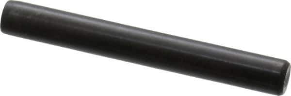 Holo-Krome - 5/16" Diam x 2-1/2" Pin Length Grade 8 Alloy Steel Standard Dowel Pin - Black Luster Finish, C 47-58 & C 60 (Surface) Hardness, 1 Beveled & 1 Rounded End - Exact Tool & Supply