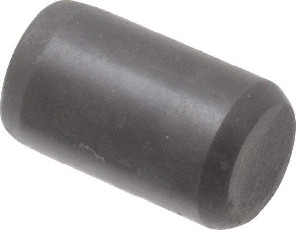 Holo-Krome - 3/8" Diam x 5/8" Pin Length Grade 8 Alloy Steel Standard Dowel Pin - Black Luster Finish, C 47-58 & C 60 (Surface) Hardness, 1 Beveled & 1 Rounded End - Exact Tool & Supply