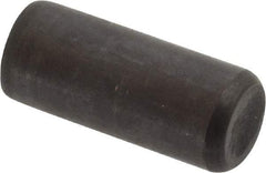 Holo-Krome - 3/8" Diam x 7/8" Pin Length Grade 8 Alloy Steel Standard Dowel Pin - Black Luster Finish, C 47-58 & C 60 (Surface) Hardness, 1 Beveled & 1 Rounded End - Exact Tool & Supply