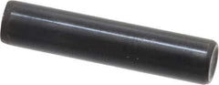 Holo-Krome - 3/8" Diam x 1-3/4" Pin Length Grade 8 Alloy Steel Standard Dowel Pin - Black Luster Finish, C 47-58 & C 60 (Surface) Hardness, 1 Beveled & 1 Rounded End - Exact Tool & Supply