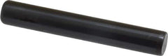 Holo-Krome - 3/8" Diam x 2-1/2" Pin Length Grade 8 Alloy Steel Standard Dowel Pin - Black Luster Finish, C 47-58 & C 60 (Surface) Hardness, 1 Beveled & 1 Rounded End - Exact Tool & Supply