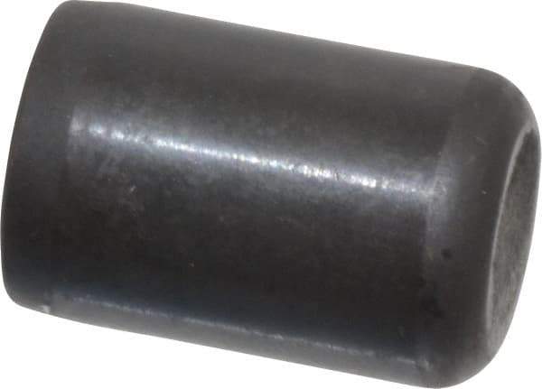 Holo-Krome - 1/2" Diam x 3/4" Pin Length Grade 8 Alloy Steel Standard Dowel Pin - Black Luster Finish, C 47-58 & C 60 (Surface) Hardness, 1 Beveled & 1 Rounded End - Exact Tool & Supply