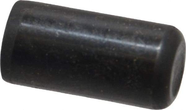 Holo-Krome - 1/2" Diam x 1" Pin Length Grade 8 Alloy Steel Standard Dowel Pin - Black Luster Finish, C 47-58 & C 60 (Surface) Hardness, 1 Beveled & 1 Rounded End - Exact Tool & Supply